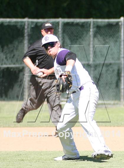 Thumbnail 1 in Vacaville Christian vs. Bradshaw Christian (CIF SJS D6 Final) photogallery.