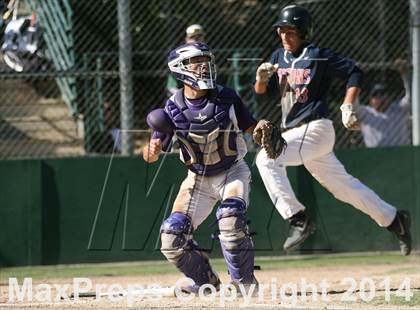 Thumbnail 2 in Vacaville Christian vs. Bradshaw Christian (CIF SJS D6 Final) photogallery.