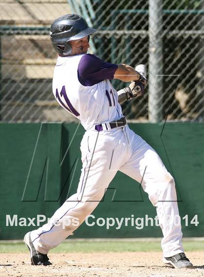 Thumbnail 3 in Vacaville Christian vs. Bradshaw Christian (CIF SJS D6 Final) photogallery.