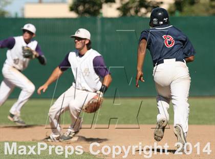 Thumbnail 1 in Vacaville Christian vs. Bradshaw Christian (CIF SJS D6 Final) photogallery.