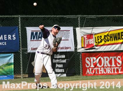 Thumbnail 1 in Vacaville Christian vs. Bradshaw Christian (CIF SJS D6 Final) photogallery.