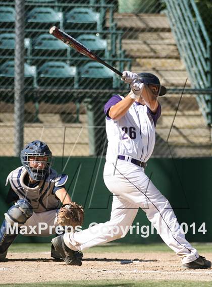Thumbnail 2 in Vacaville Christian vs. Bradshaw Christian (CIF SJS D6 Final) photogallery.
