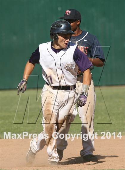 Thumbnail 2 in Vacaville Christian vs. Bradshaw Christian (CIF SJS D6 Final) photogallery.