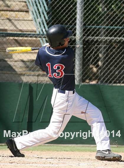 Thumbnail 2 in Vacaville Christian vs. Bradshaw Christian (CIF SJS D6 Final) photogallery.