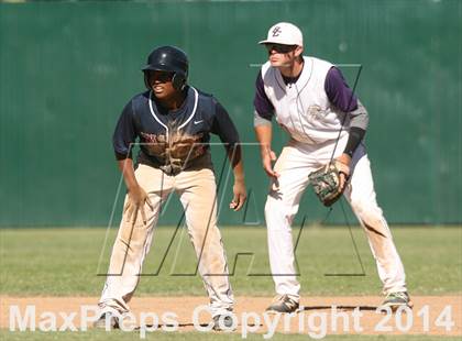 Thumbnail 1 in Vacaville Christian vs. Bradshaw Christian (CIF SJS D6 Final) photogallery.