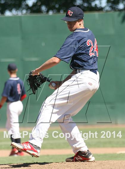 Thumbnail 3 in Vacaville Christian vs. Bradshaw Christian (CIF SJS D6 Final) photogallery.