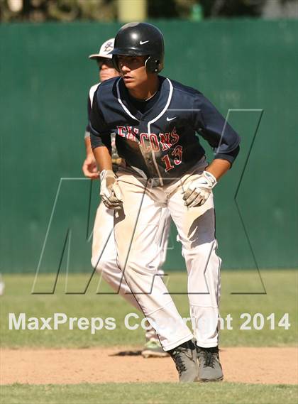 Thumbnail 3 in Vacaville Christian vs. Bradshaw Christian (CIF SJS D6 Final) photogallery.