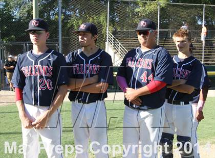 Thumbnail 3 in Vacaville Christian vs. Bradshaw Christian (CIF SJS D6 Final) photogallery.