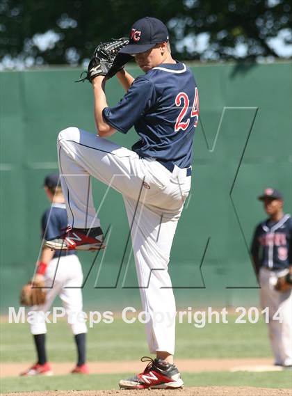 Thumbnail 3 in Vacaville Christian vs. Bradshaw Christian (CIF SJS D6 Final) photogallery.