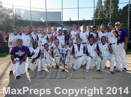 Thumbnail 3 in Vacaville Christian vs. Bradshaw Christian (CIF SJS D6 Final) photogallery.