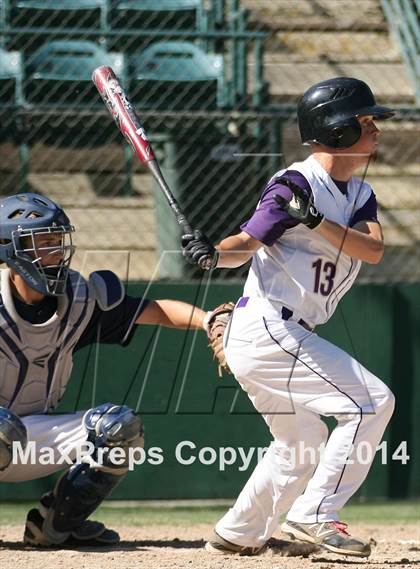 Thumbnail 3 in Vacaville Christian vs. Bradshaw Christian (CIF SJS D6 Final) photogallery.