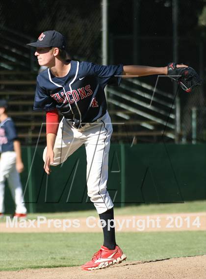 Thumbnail 3 in Vacaville Christian vs. Bradshaw Christian (CIF SJS D6 Final) photogallery.
