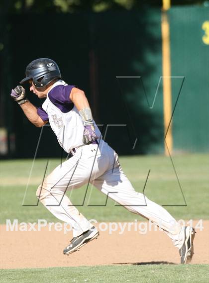 Thumbnail 2 in Vacaville Christian vs. Bradshaw Christian (CIF SJS D6 Final) photogallery.