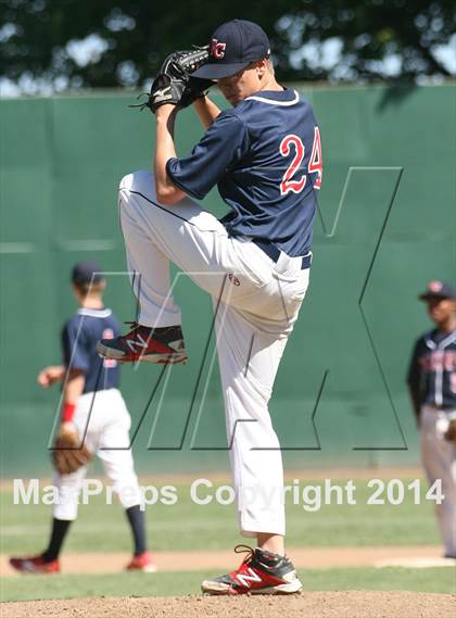 Thumbnail 1 in Vacaville Christian vs. Bradshaw Christian (CIF SJS D6 Final) photogallery.