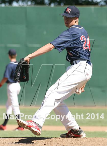 Thumbnail 1 in Vacaville Christian vs. Bradshaw Christian (CIF SJS D6 Final) photogallery.