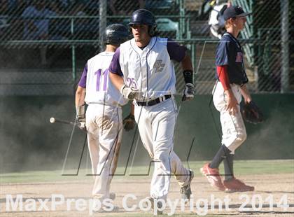Thumbnail 3 in Vacaville Christian vs. Bradshaw Christian (CIF SJS D6 Final) photogallery.