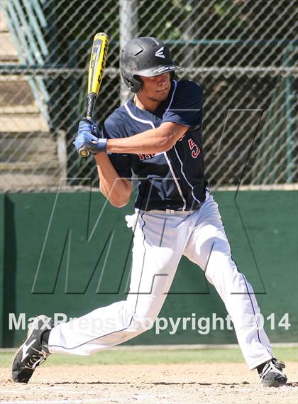 Thumbnail 1 in Vacaville Christian vs. Bradshaw Christian (CIF SJS D6 Final) photogallery.