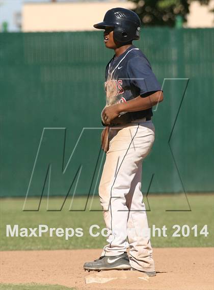 Thumbnail 3 in Vacaville Christian vs. Bradshaw Christian (CIF SJS D6 Final) photogallery.