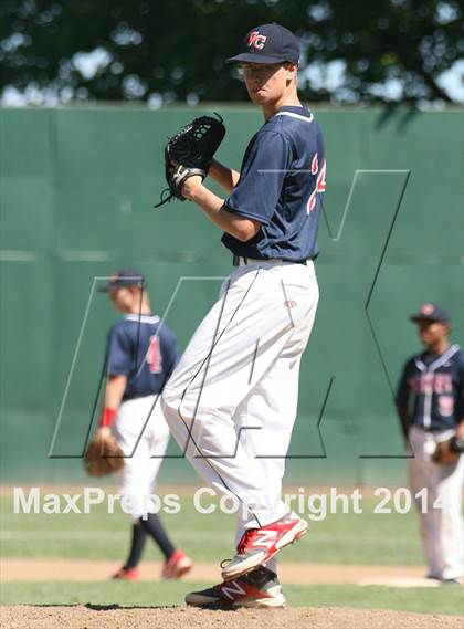 Thumbnail 1 in Vacaville Christian vs. Bradshaw Christian (CIF SJS D6 Final) photogallery.