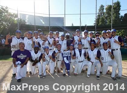 Thumbnail 1 in Vacaville Christian vs. Bradshaw Christian (CIF SJS D6 Final) photogallery.