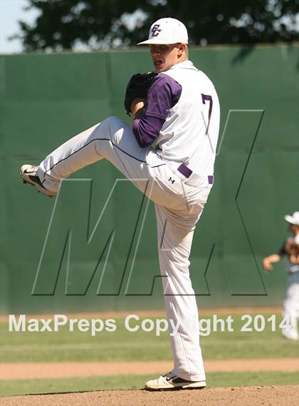 Thumbnail 3 in Vacaville Christian vs. Bradshaw Christian (CIF SJS D6 Final) photogallery.