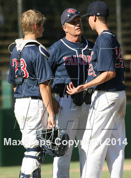 Thumbnail 1 in Vacaville Christian vs. Bradshaw Christian (CIF SJS D6 Final) photogallery.