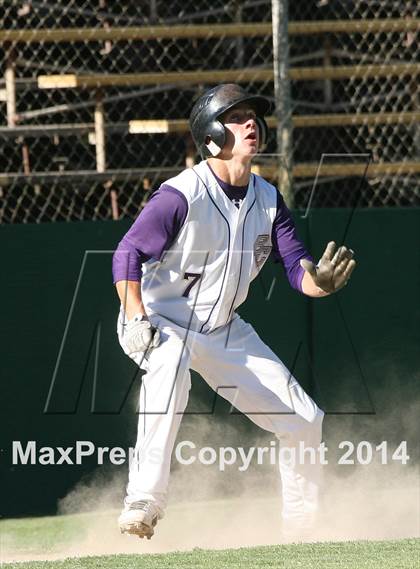 Thumbnail 2 in Vacaville Christian vs. Bradshaw Christian (CIF SJS D6 Final) photogallery.