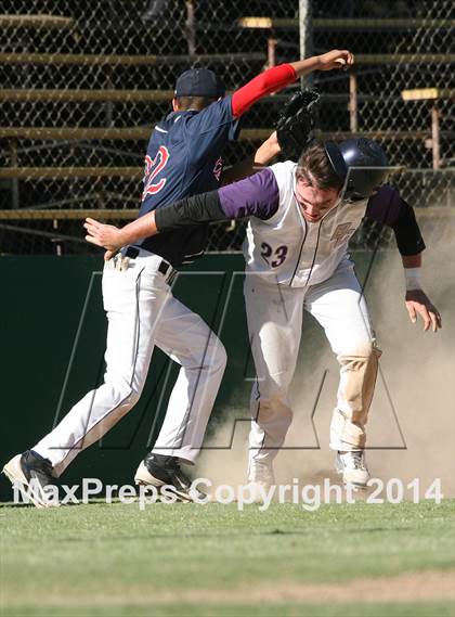 Thumbnail 3 in Vacaville Christian vs. Bradshaw Christian (CIF SJS D6 Final) photogallery.