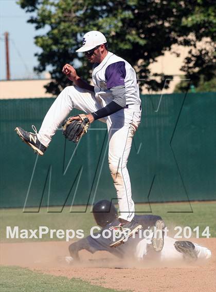 Thumbnail 2 in Vacaville Christian vs. Bradshaw Christian (CIF SJS D6 Final) photogallery.