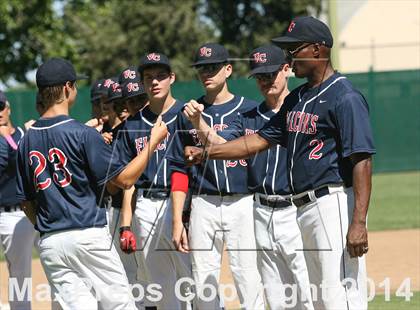 Thumbnail 1 in Vacaville Christian vs. Bradshaw Christian (CIF SJS D6 Final) photogallery.