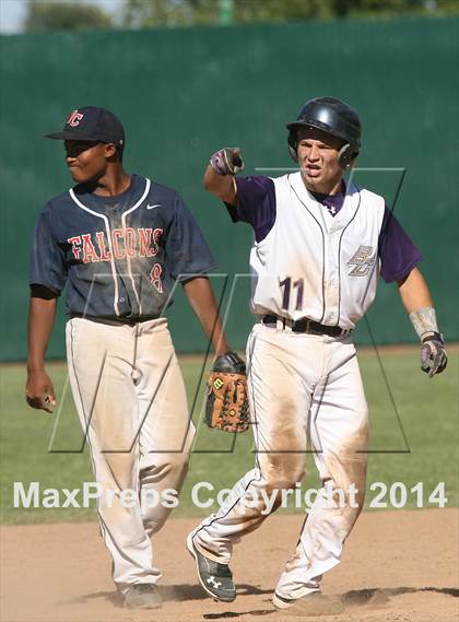 Thumbnail 3 in Vacaville Christian vs. Bradshaw Christian (CIF SJS D6 Final) photogallery.
