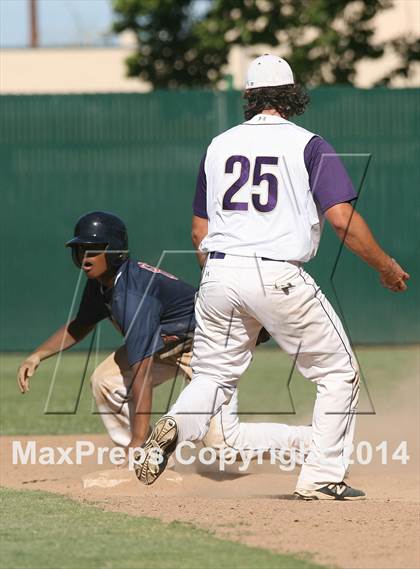 Thumbnail 2 in Vacaville Christian vs. Bradshaw Christian (CIF SJS D6 Final) photogallery.