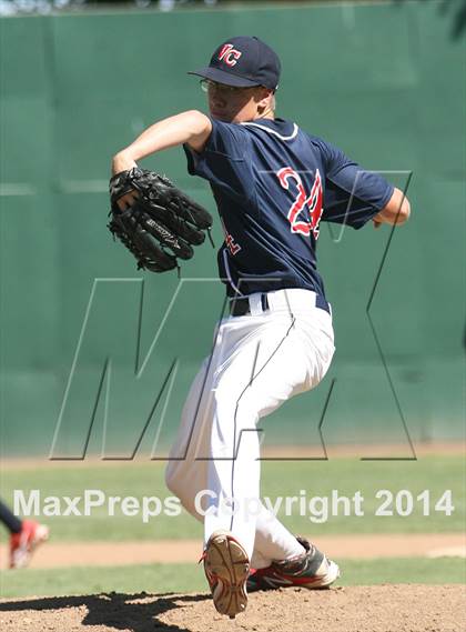 Thumbnail 3 in Vacaville Christian vs. Bradshaw Christian (CIF SJS D6 Final) photogallery.