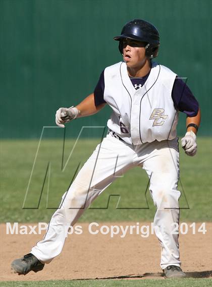 Thumbnail 1 in Vacaville Christian vs. Bradshaw Christian (CIF SJS D6 Final) photogallery.