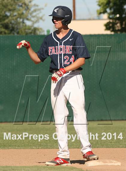 Thumbnail 2 in Vacaville Christian vs. Bradshaw Christian (CIF SJS D6 Final) photogallery.