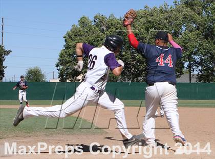 Thumbnail 3 in Vacaville Christian vs. Bradshaw Christian (CIF SJS D6 Final) photogallery.
