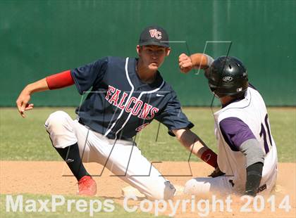 Thumbnail 1 in Vacaville Christian vs. Bradshaw Christian (CIF SJS D6 Final) photogallery.