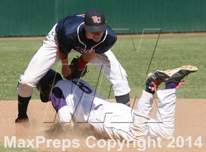Thumbnail 3 in Vacaville Christian vs. Bradshaw Christian (CIF SJS D6 Final) photogallery.