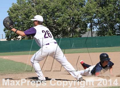 Thumbnail 2 in Vacaville Christian vs. Bradshaw Christian (CIF SJS D6 Final) photogallery.