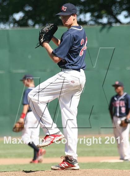 Thumbnail 2 in Vacaville Christian vs. Bradshaw Christian (CIF SJS D6 Final) photogallery.