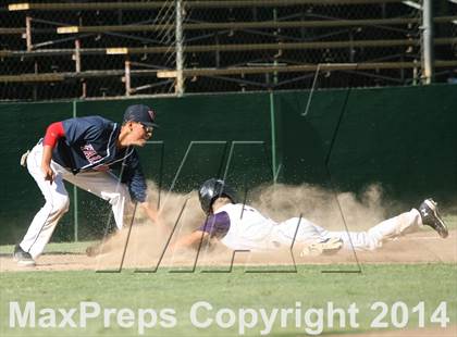 Thumbnail 2 in Vacaville Christian vs. Bradshaw Christian (CIF SJS D6 Final) photogallery.