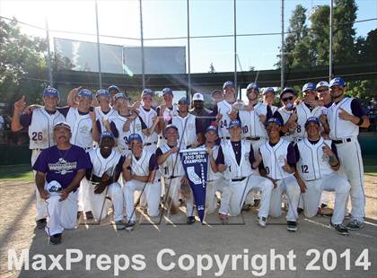 Thumbnail 2 in Vacaville Christian vs. Bradshaw Christian (CIF SJS D6 Final) photogallery.