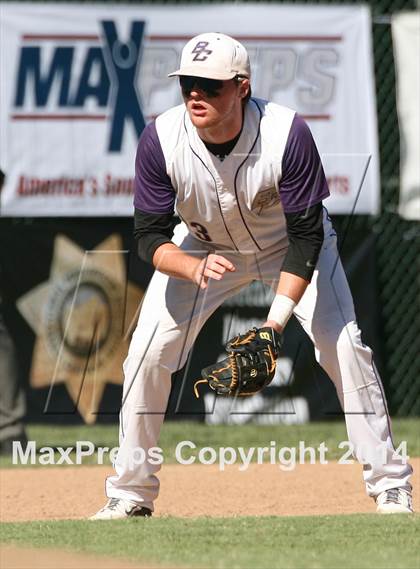 Thumbnail 2 in Vacaville Christian vs. Bradshaw Christian (CIF SJS D6 Final) photogallery.