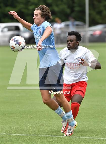 Thumbnail 2 in Clash of the Carolinas ( NC/SC Boys All Stars ) photogallery.