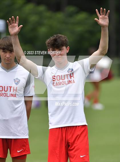 Thumbnail 1 in Clash of the Carolinas ( NC/SC Boys All Stars ) photogallery.