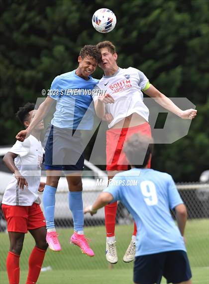 Thumbnail 2 in Clash of the Carolinas ( NC/SC Boys All Stars ) photogallery.