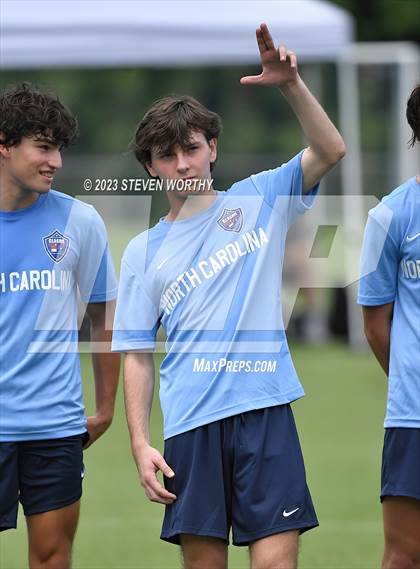 Thumbnail 3 in Clash of the Carolinas ( NC/SC Boys All Stars ) photogallery.
