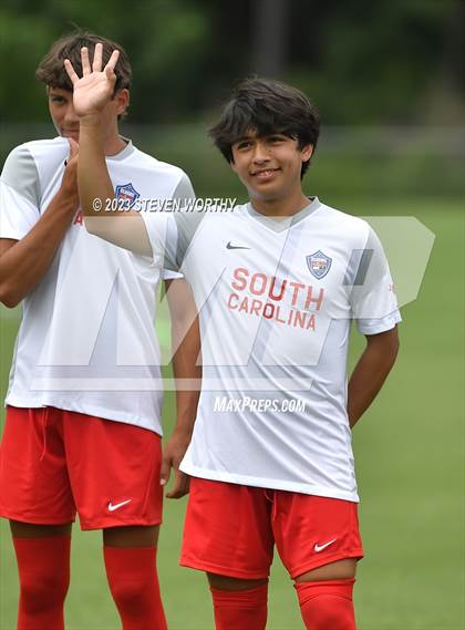 Thumbnail 3 in Clash of the Carolinas ( NC/SC Boys All Stars ) photogallery.