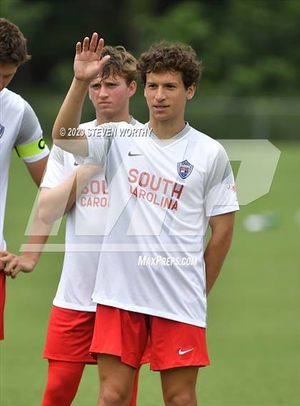 Thumbnail 3 in Clash of the Carolinas ( NC/SC Boys All Stars ) photogallery.