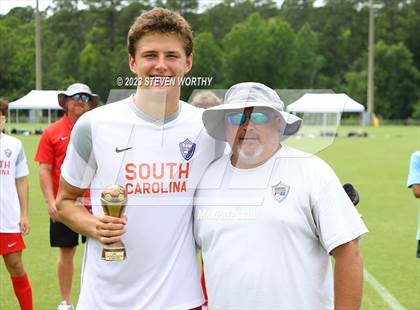 Thumbnail 1 in Clash of the Carolinas ( NC/SC Boys All Stars ) photogallery.